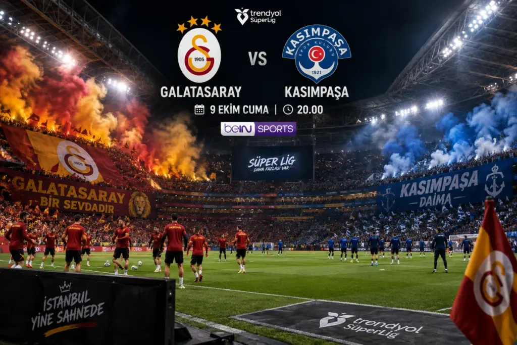 Galatasaray Kasımpaşa Karşısında: Maç Bilgileri ve Kadro Detayları